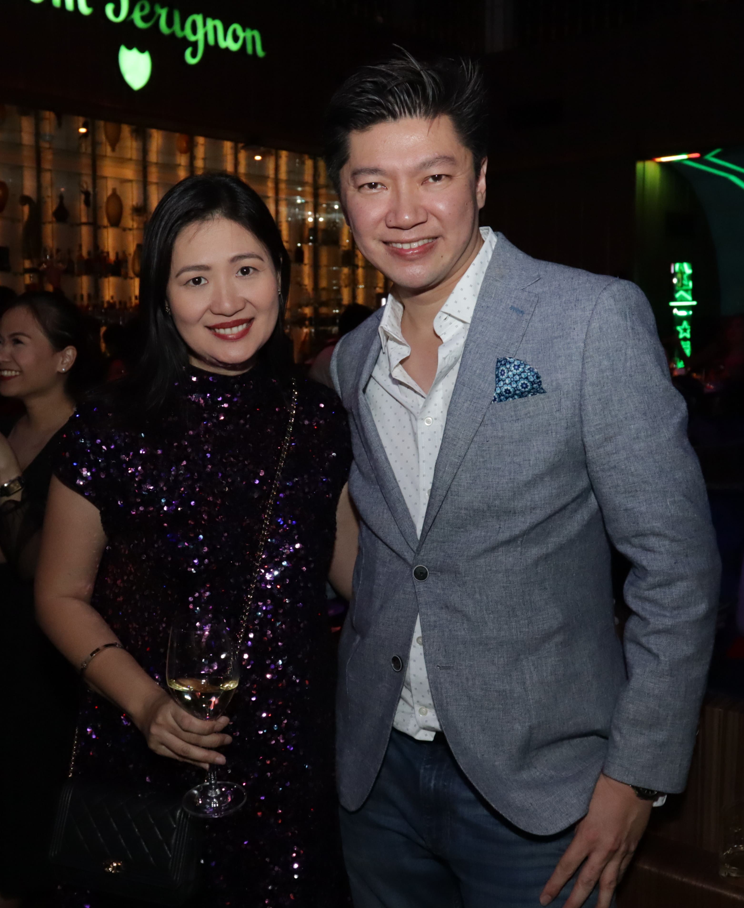 Dr. Steve Mark Gan of GAOC with his wife Marilyn during his 50th birthday party Dr. Steve Mark Gan of GAOC with his wife Marilyn during his 50th birthday party